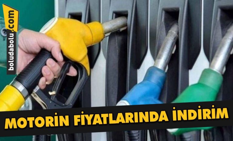 MOTORİN FİYATLARINDA İNDİRİM