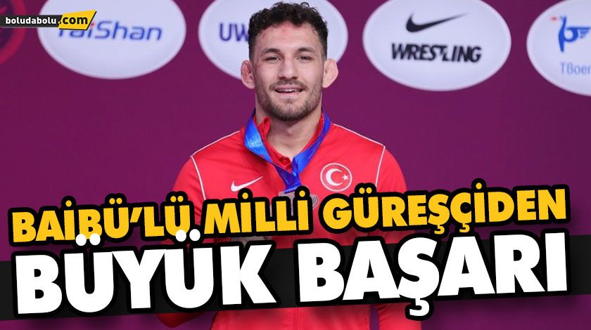 BAİBÜLÜ MİLLİ GÜREŞÇİDEN BÜYÜK BAŞARI BAİBÜLÜ MİLLİ GÜREŞÇİDEN BÜYÜK BAŞARI