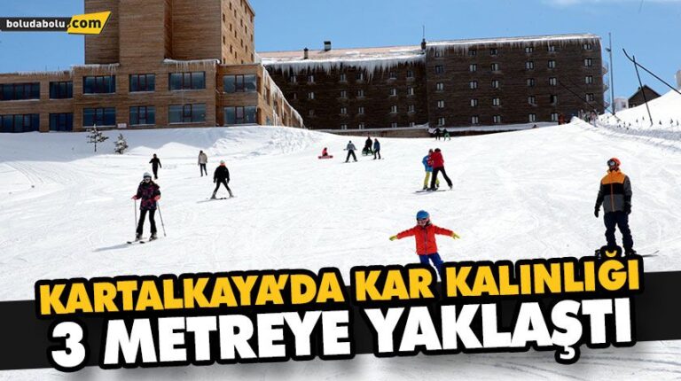 “Kartalkaya’da kayak sezonu nisana uzayabilir”