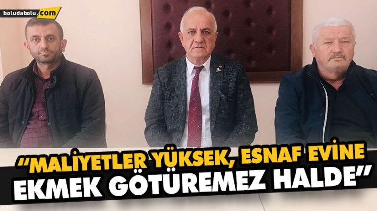 BOLU’DAKİ ŞOFÖR ESNAFI ZOR DURUMDA!