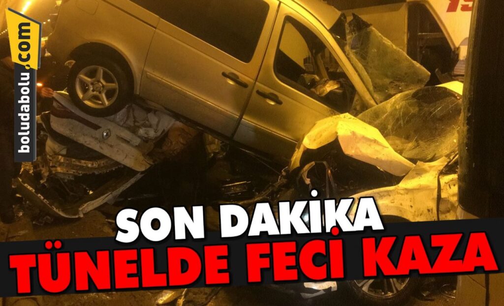 Bolu Dağı Tüneli’nde kaza nedeniyle Anadolu Otoyolu’nun İstanbul yönü ulaşıma kapandı Bolu Dağı Tüneli’nde kaza nedeniyle Anadolu Otoyolu’nun İstanbul yönü ulaşıma kapandı