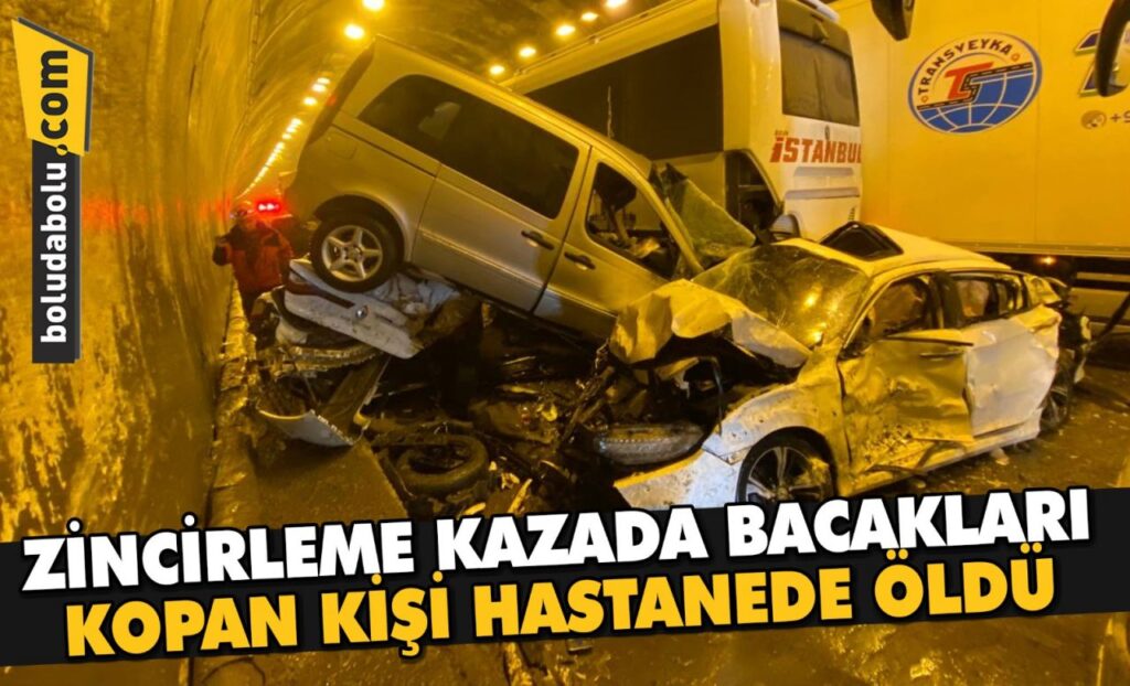 ZİNCİRLEME KAZADA BACAKLARI KOPAN KİŞİ HASTANEDE ÖLDÜ ZİNCİRLEME KAZADA BACAKLARI KOPAN KİŞİ HASTANEDE ÖLDÜ