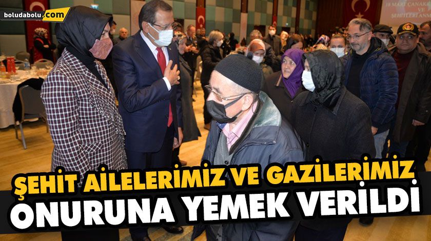ŞEHİT AİLELERİMİZ VE GAZİLERİMİZ ONURUNA YEMEK VERİLDİ ŞEHİT AİLELERİMİZ VE GAZİLERİMİZ ONURUNA YEMEK VERİLDİ