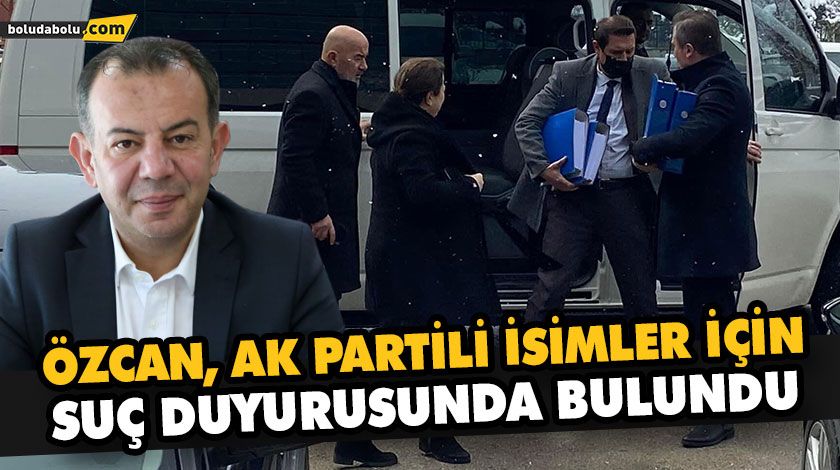 ÖZCAN, AK PARTİLİ İSİMLER İÇİN SUÇ DUYURUSUNDA BULUNDU ÖZCAN, AK PARTİLİ İSİMLER İÇİN SUÇ DUYURUSUNDA BULUNDU