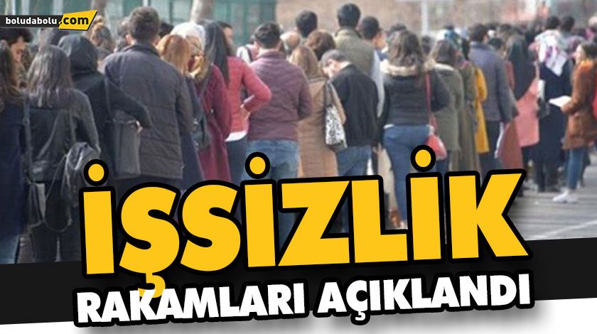 İŞSİZLİK RAKAMLARI AÇIKLANDI İŞSİZLİK RAKAMLARI AÇIKLANDI