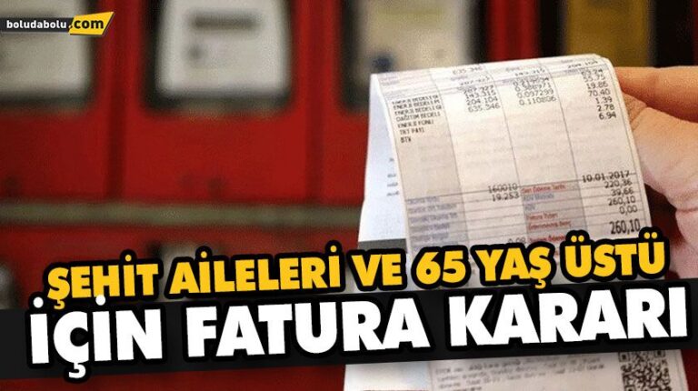 FATURA BORCU OLAN ŞEHİT AİLELERİNİN BORCU ERTELENECEK