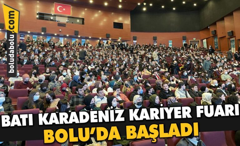 Batı Karadeniz Bölgesi Kariyer Fuarı Bolu’da başladı