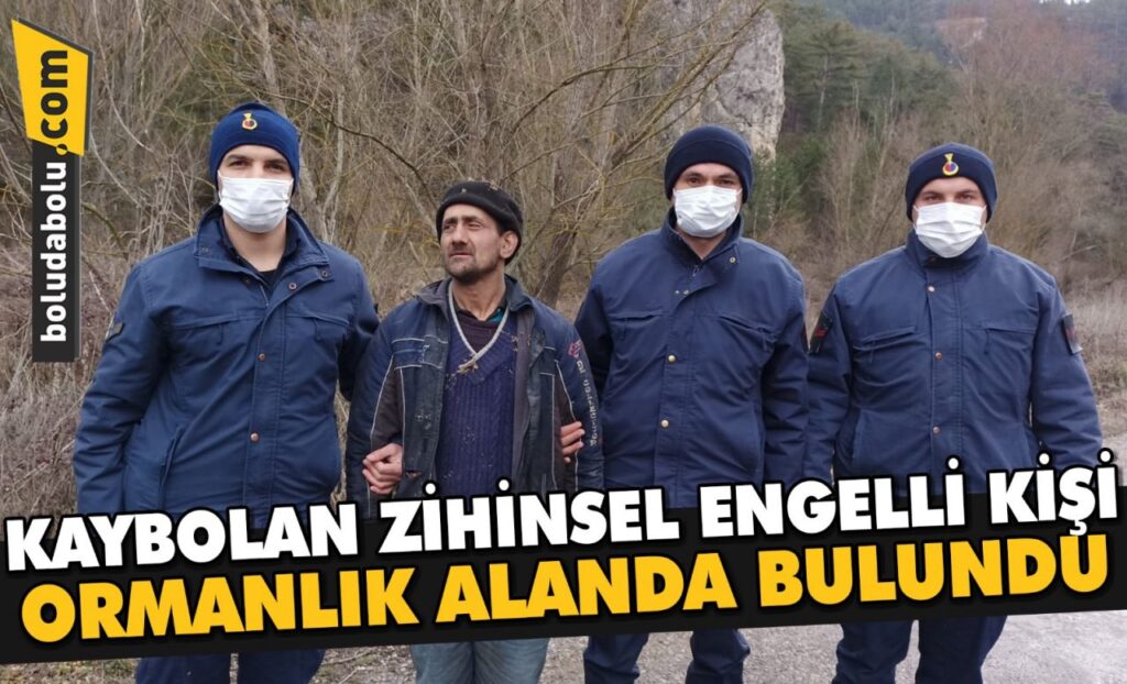 Bolu’da kaybolan zihinsel engelli kişi ormanlık alanda bulundu Bolu’da kaybolan zihinsel engelli kişi ormanlık alanda bulundu