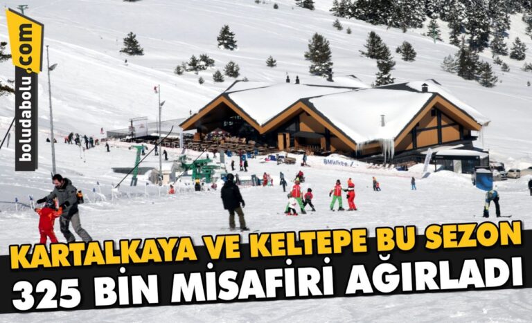 Kartalkaya ve Keltepe bu sezon 325 bin misafiri ağırladı