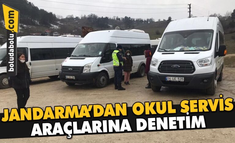 Bolu’da öğrenci servisleri denetlendi