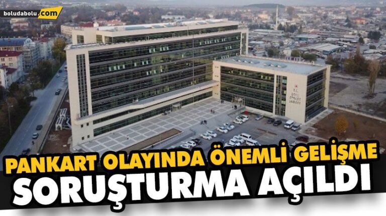 PANKART OLAYINDA ÖNEMLİ GELİŞME