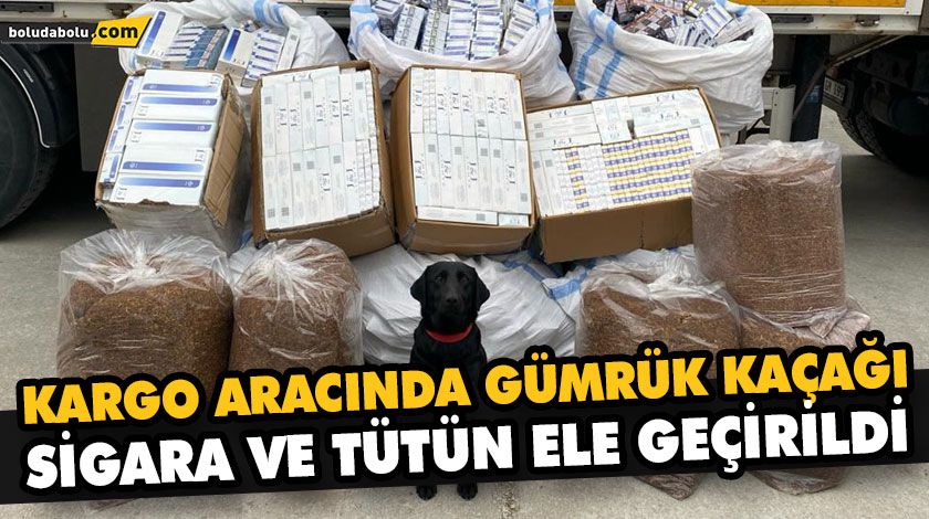 KARGO ARACINDA GÜMRÜK KAÇAĞI SİGARA VE TÜTÜN ELE GEÇİRİLDİ KARGO ARACINDA GÜMRÜK KAÇAĞI SİGARA VE TÜTÜN ELE GEÇİRİLDİ