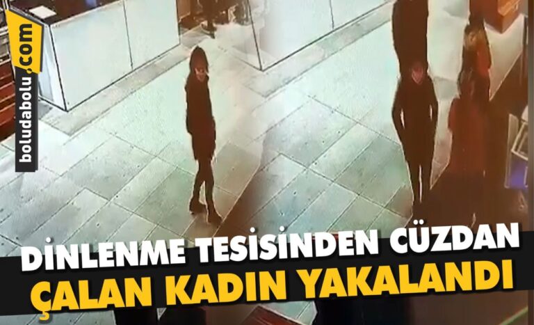 Bolu’da dinlenme tesisinden cüzdan çalan kadın Kocaeli’de yakalandı