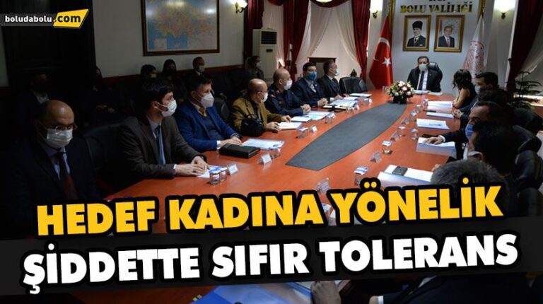 HEDEF KADINA YÖNELİK ŞİDDETTE SIFIR TOLERANS