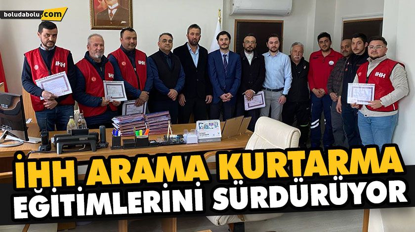 İHH ARAMA KURTARMA, EĞİTİMLERİNİ SÜRDÜRÜYOR İHH ARAMA KURTARMA, EĞİTİMLERİNİ SÜRDÜRÜYOR