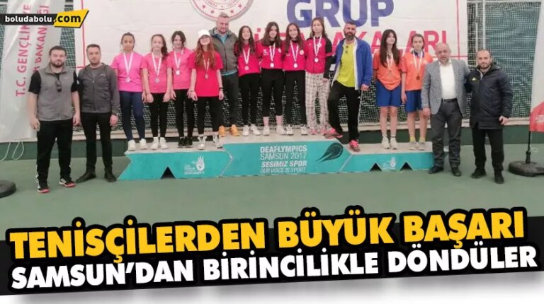 SAMSUN’DAN BİRİNCİLİKLE DÖNDÜLER