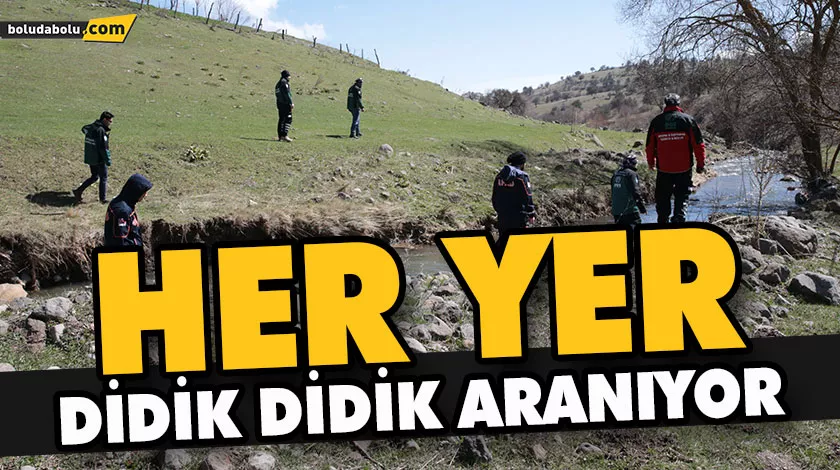 KAYIP KİŞİYİ ARAMA ÇALIŞMALARI SÜRÜYOR