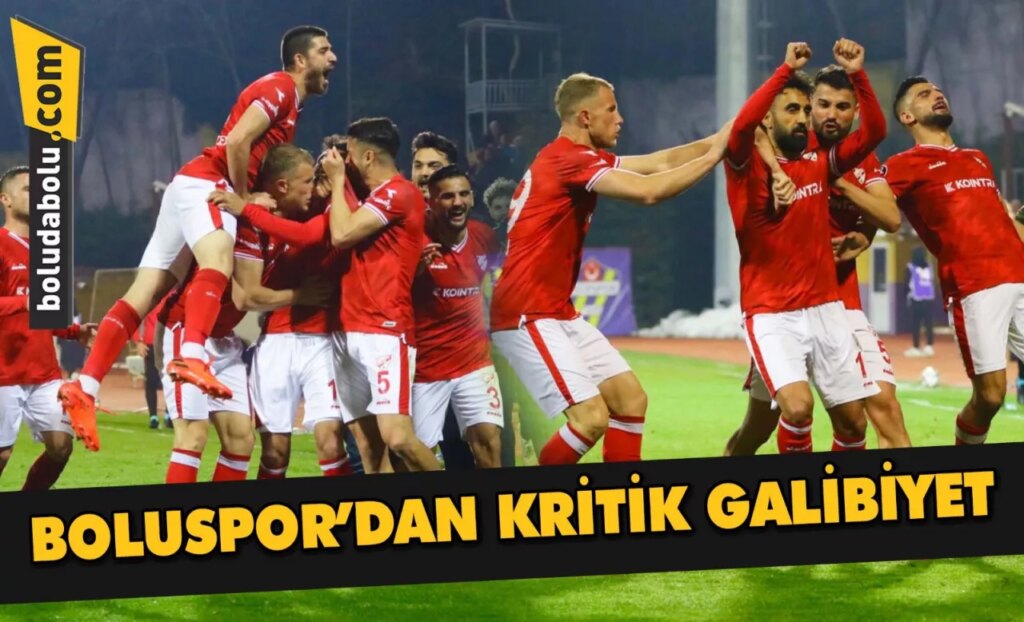 BOLUSPOR’DAN KRİTİK GALİBİYET BOLUSPOR’DAN KRİTİK GALİBİYET