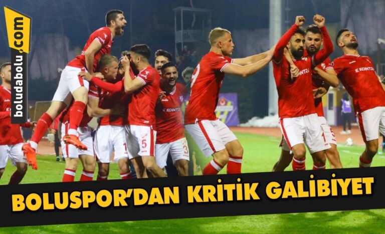 BOLUSPOR’DAN KRİTİK GALİBİYET