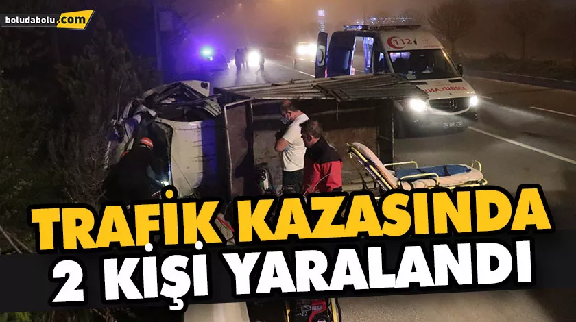 TRAFİK KAZASINDA 2 KİŞİ YARALANDI TRAFİK KAZASINDA 2 KİŞİ YARALANDI