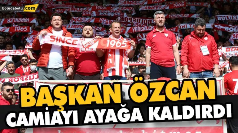 BAŞKAN ÖZCAN CAMİAYI AYAĞA KALDIRDI
