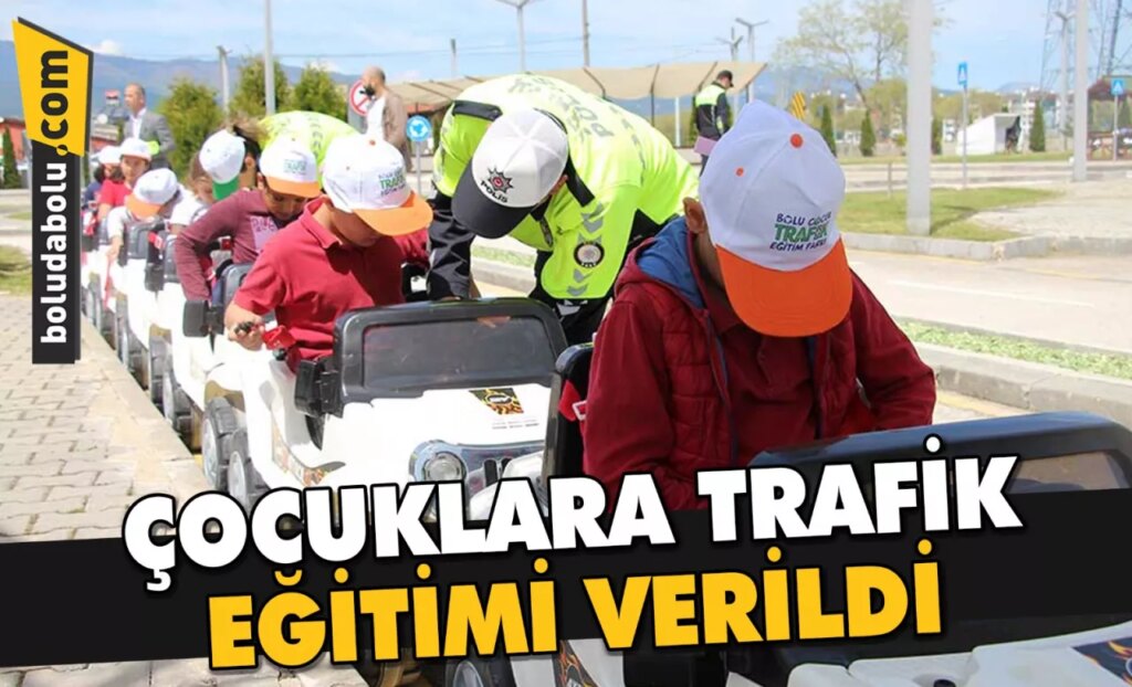 ÇOCUKLARA TRAFİK EĞİTİMİ VERİLDİ ÇOCUKLARA TRAFİK EĞİTİMİ VERİLDİ