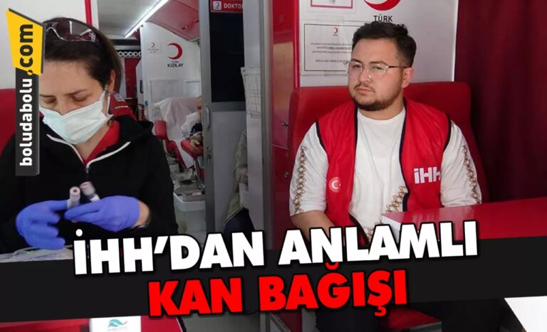 İHH’DAN ANLAMLI KAN BAĞIŞI