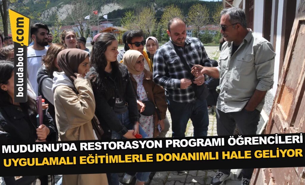 Mudurnu’da restorasyon programı öğrencileri uygulamalı eğitimlerle donanımlı hale geliyor Mudurnu’da restorasyon programı öğrencileri uygulamalı eğitimlerle donanımlı hale geliyor