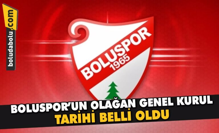 Boluspor’un olağan genel kurul tarihi belli oldu