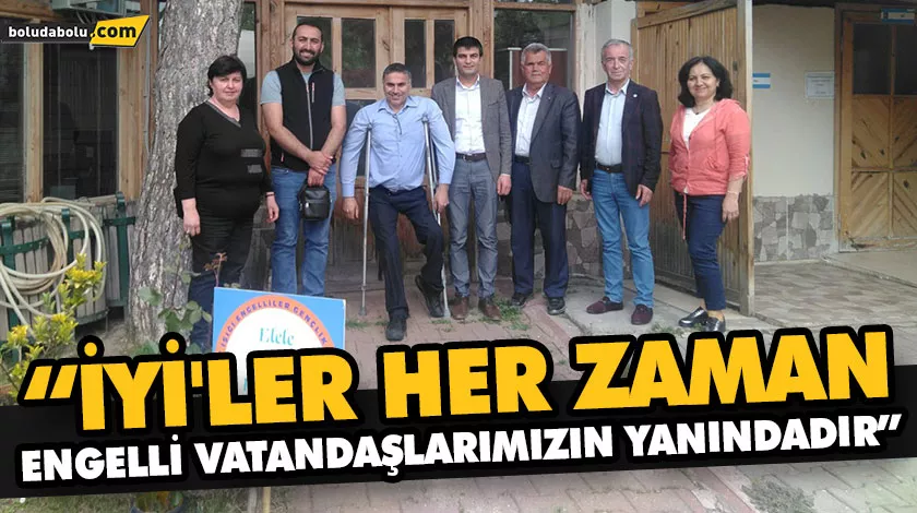 “İYİ’LER HER ZAMAN ENGELLİ VATANDAŞLARIMIZIN YANINDADIR” “İYİ’LER HER ZAMAN ENGELLİ VATANDAŞLARIMIZIN YANINDADIR”