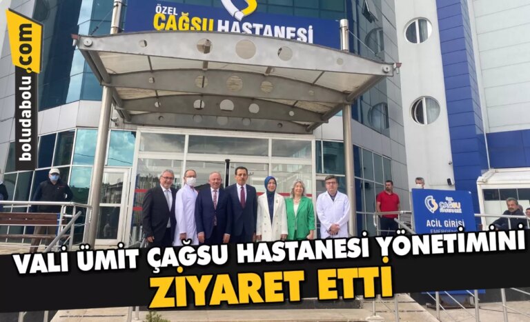 Vali Ümit Çağsu Hastanesi Yönetimini Ziyaret Etti