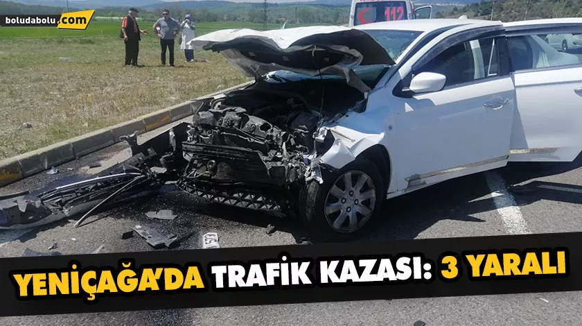 BOLU’DA TRAFİK KAZASI: 3 YARALI BOLU’DA TRAFİK KAZASI: 3 YARALI