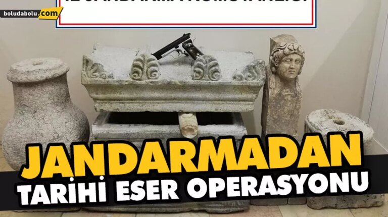 JANDARMADAN TARİHİ ESER OPERASYONU