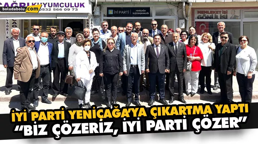 İYİ PARTİ YENİÇAĞA’YA ÇIKARTMA YAPTI İYİ PARTİ YENİÇAĞA’YA ÇIKARTMA YAPTI
