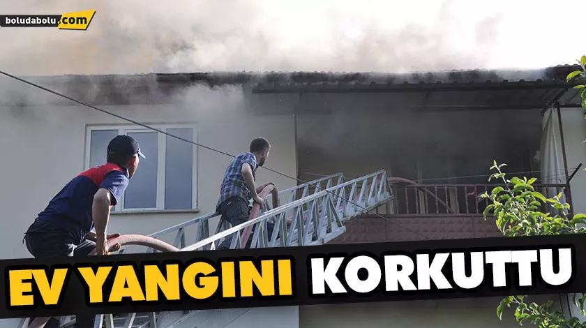 EV YANGINI BÜYÜMEDEN SÖNDÜRÜLDÜ EV YANGINI BÜYÜMEDEN SÖNDÜRÜLDÜ