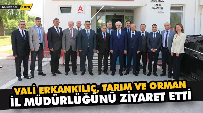 VALİ KILIÇ, TARIM VE ORMAN İL MÜDÜRLÜĞÜNÜ ZİYARET ETTİ VALİ KILIÇ, TARIM VE ORMAN İL MÜDÜRLÜĞÜNÜ ZİYARET ETTİ