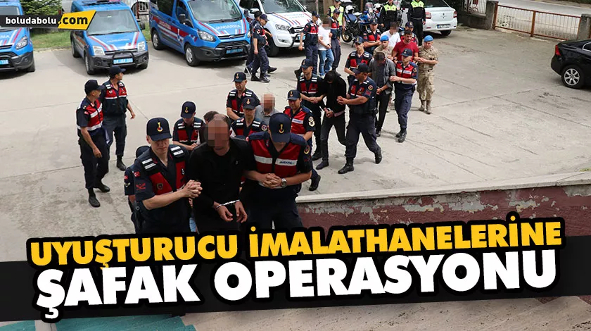 UYUŞTURUCU İMALATHANELERİNE ŞAFAK OPERASYONU: 11 GÖZALTI UYUŞTURUCU İMALATHANELERİNE ŞAFAK OPERASYONU: 11 GÖZALTI