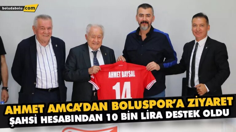 ŞAHSİ HESABINDAN 10 BİN LİRA DESTEK OLDU