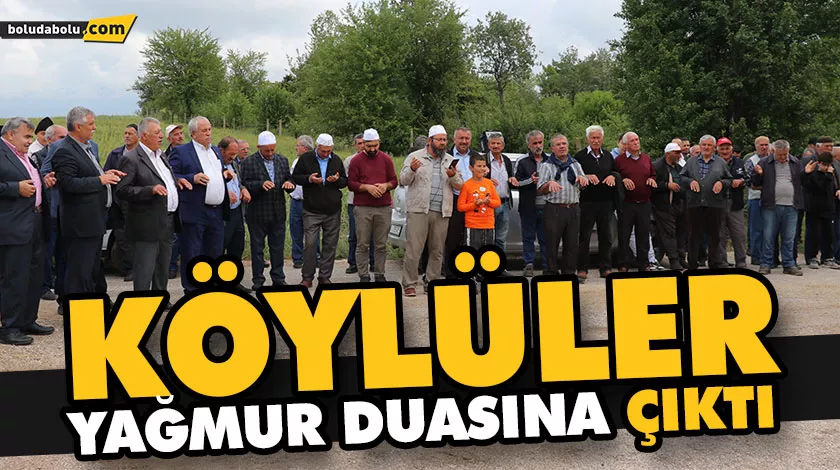 KÖYLÜLER YAĞMUR DUASINA ÇIKTI KÖYLÜLER YAĞMUR DUASINA ÇIKTI