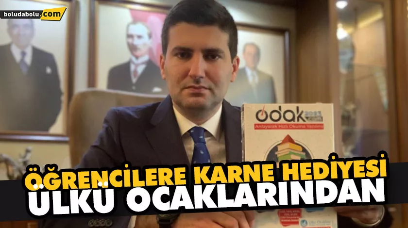 ÖĞRENCİLERE KARNE HEDİYESİ ÜLKÜ OCAKLARINDAN ÖĞRENCİLERE KARNE HEDİYESİ ÜLKÜ OCAKLARINDAN
