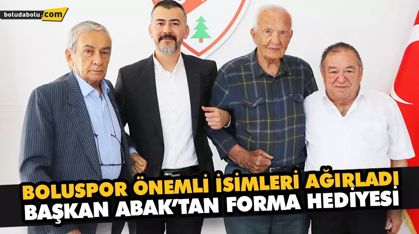 BOLUSPOR ÖNEMLİ İSİMLERİ AĞIRLADI BOLUSPOR ÖNEMLİ İSİMLERİ AĞIRLADI