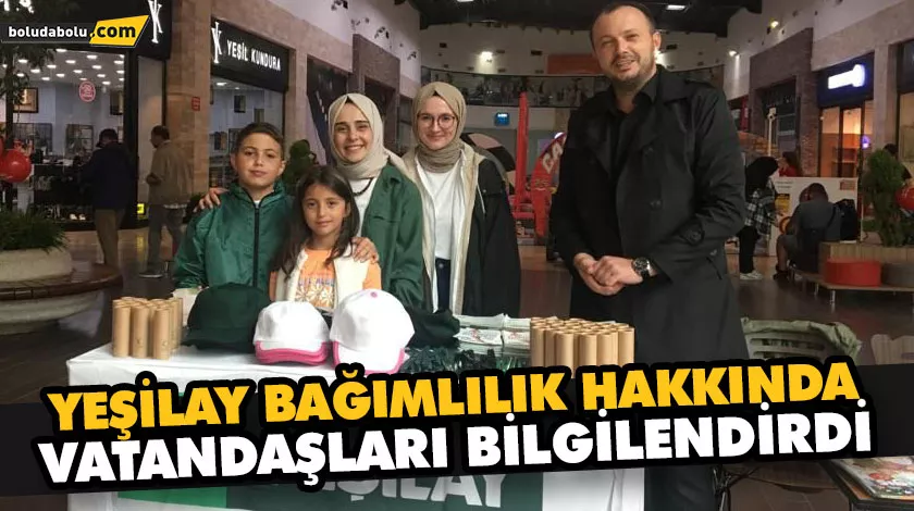 YEŞİLAY BOLU ŞUBESİ STANT AÇTI YEŞİLAY BOLU ŞUBESİ STANT AÇTI