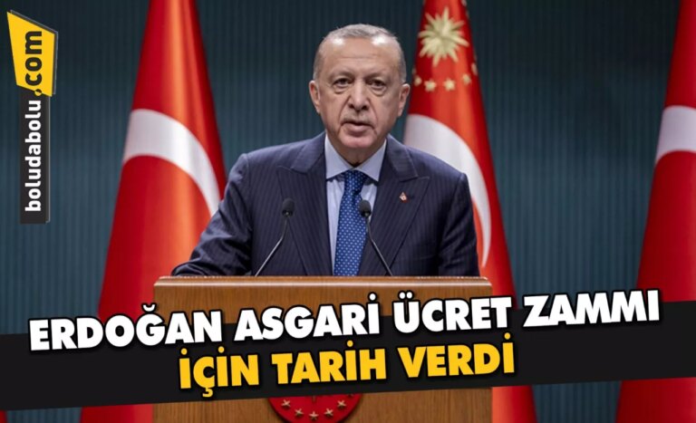 Cumhurbaşkanı Erdoğan: Asgari ücrete ara zam yapılması için talimat verdim