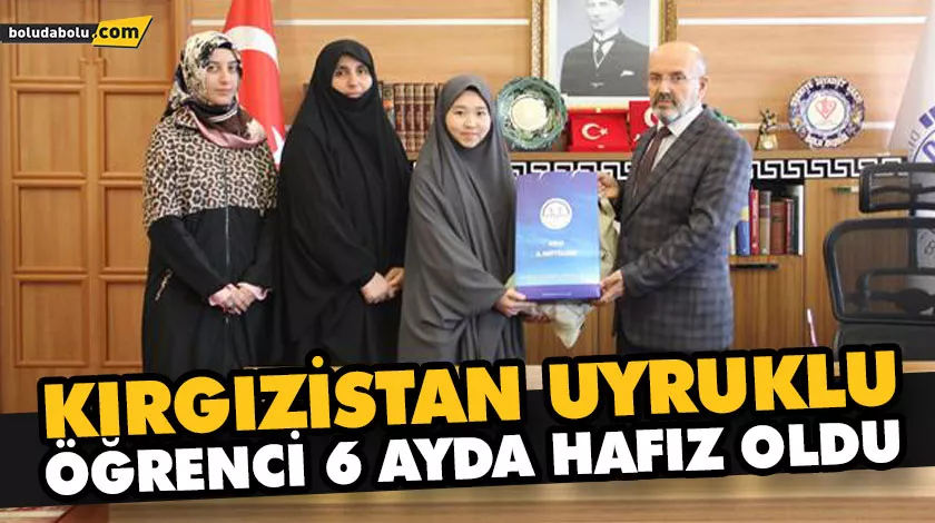 KIRGIZİSTAN UYRUKLU ÖĞRENCİ 6 AYDA HAFIZ OLDU KIRGIZİSTAN UYRUKLU ÖĞRENCİ 6 AYDA HAFIZ OLDU
