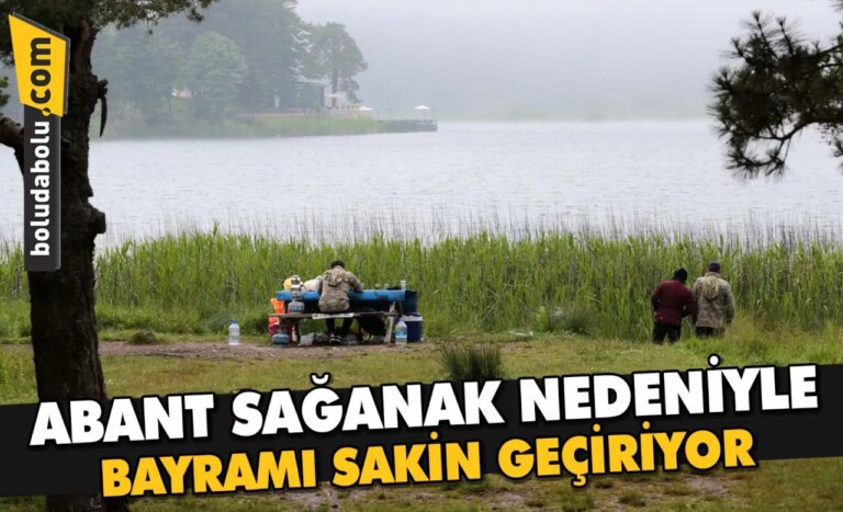 Abant sağanak nedeniyle bayramı sakin geçiriyor