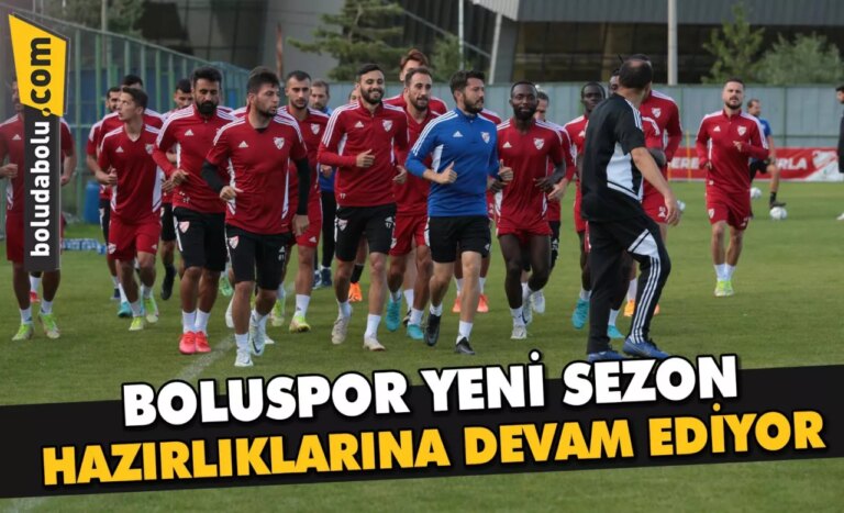 Boluspor yeni sezon hazırlıklarına devam ediyor