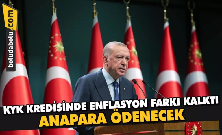 KYK KREDİSİNDE ENFLASYON FARKI KALKTI: ANAPARA ÖDENECEK