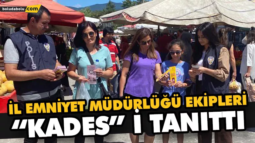 İL EMNİYET MÜDÜRLÜĞÜ EKİPLERİ “KADES” İ TANITTI İL EMNİYET MÜDÜRLÜĞÜ EKİPLERİ “KADES” İ TANITTI