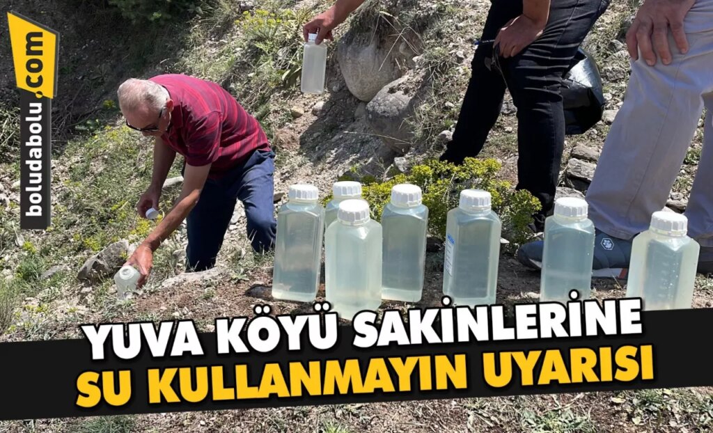 Bolu’nun Yuva köyünde su kaynaklarında temizlik çalışmaları sürüyor