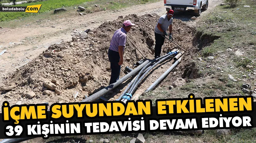 İÇME SUYUNDAN ETKİLENEN 39 KİŞİNİN TEDAVİSİ DEVAM EDİYOR İÇME SUYUNDAN ETKİLENEN 39 KİŞİNİN TEDAVİSİ DEVAM EDİYOR